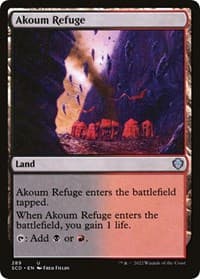 Akoum Refuge from Starter Commander Decks