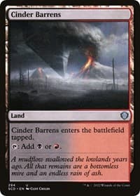 Cinder Barrens from Starter Commander Decks