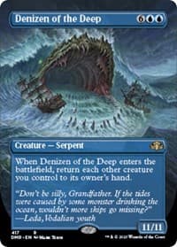 Denizen of the Deep (Borderless) from Dominaria Remastered