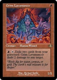 Grim Lavamancer (Retro Frame) from Dominaria Remastered