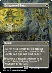 Enlightened Tutor (Borderless) from Dominaria Remastered