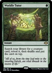 Worldly Tutor from Dominaria Remastered