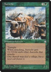 Aurochs from Ice Age