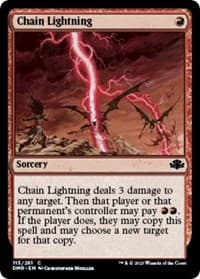 Chain Lightning from Dominaria Remastered