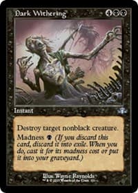 Dark Withering (Retro Frame) from Dominaria Remastered