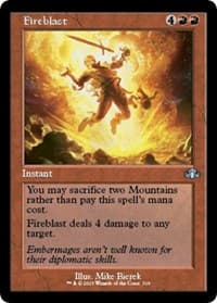 Fireblast (Retro Frame) from Dominaria Remastered