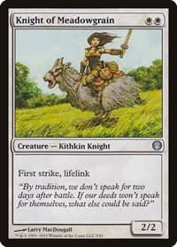 Knight of Meadowgrain from Duel Decks: Knights vs. Dragons