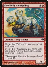 Fire-Belly Changeling from Duel Decks: Knights vs. Dragons