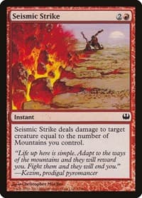 Seismic Strike from Duel Decks: Knights vs. Dragons