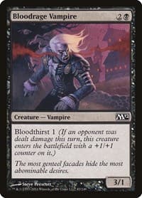 Bloodrage Vampire from Magic 2012 (M12)