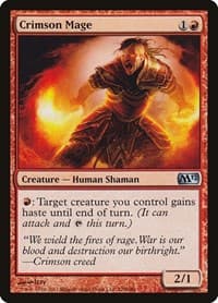 Crimson Mage from Magic 2012 (M12)