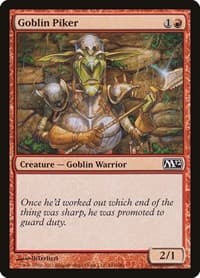 Goblin Piker from Magic 2012 (M12)