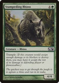 Stampeding Rhino from Magic 2012 (M12)