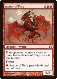 Avatar of Fury from Commander