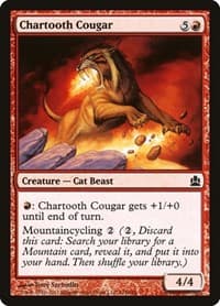Chartooth Cougar from Commander