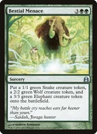 Bestial Menace from Commander