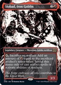 Slobad, Iron Goblin (Showcase) from Phyrexia: All Will Be One