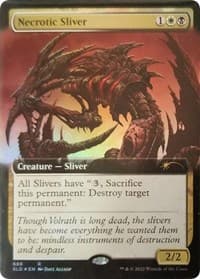 Necrotic Sliver (Extended Art) from Secret Lair Drop Series