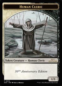 Human Cleric Token from 30th Anniversary Edition
