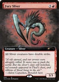 Fury Sliver (Extended Art) from Secret Lair Drop Series