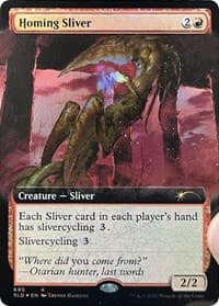 Homing Sliver (Extended Art) from Secret Lair Drop Series