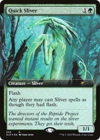 Quick Sliver (Extended Art) from Secret Lair Drop Series