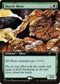 Muscle Sliver (Extended Art) from Secret Lair Drop Series