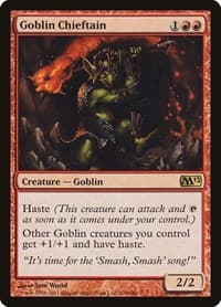 Goblin Chieftain from Magic 2012 (M12)