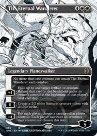 The Eternal Wanderer (Borderless) from Phyrexia: All Will Be One