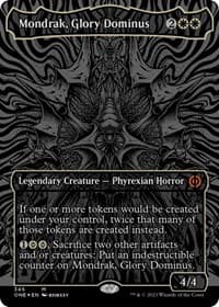 Mondrak, Glory Dominus (Oil Slick Raised Foil) from Phyrexia: All Will Be One