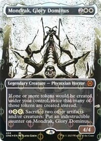 Mondrak, Glory Dominus (Showcase) (Step-and-Compleat Foil) from Phyrexia: All Will Be One