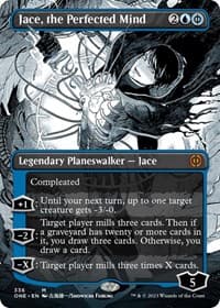 Jace, the Perfected Mind (Borderless) from Phyrexia: All Will Be One