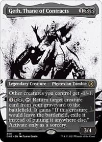 Geth, Thane of Contracts (Showcase) from Phyrexia: All Will Be One