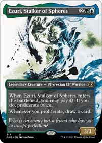 Ezuri, Stalker of Spheres (Showcase) from Phyrexia: All Will Be One