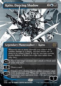 Kaito, Dancing Shadow (Borderless) from Phyrexia: All Will Be One
