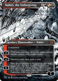Nahiri, the Unforgiving (Borderless) from Phyrexia: All Will Be One