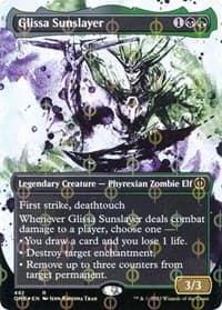Glissa Sunslayer (Showcase) (Step-and-Compleat Foil) from Phyrexia: All Will Be One