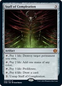 Staff of Compleation from Phyrexia: All Will Be One