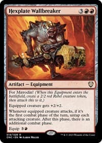 Hexplate Wallbreaker from Commander: Phyrexia: All Will Be One
