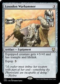Loxodon Warhammer from Commander: Phyrexia: All Will Be One