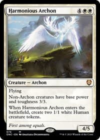 Harmonious Archon from Commander: Phyrexia: All Will Be One