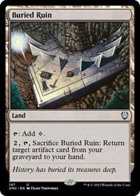 Buried Ruin from Commander: Phyrexia: All Will Be One
