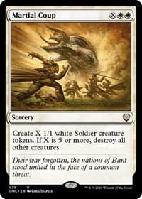 Martial Coup from Commander: Phyrexia: All Will Be One