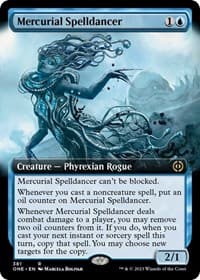 Mercurial Spelldancer (Extended Art) from Phyrexia: All Will Be One