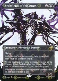 Archfiend of the Dross (Showcase) (Step-and-Compleat Foil) from Phyrexia: All Will Be One