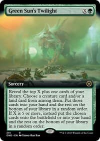 Green Sun's Twilight (Extended Art) from Phyrexia: All Will Be One