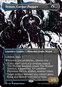 Venser, Corpse Puppet (Showcase) from Phyrexia: All Will Be One