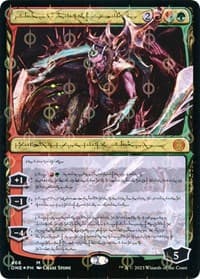 Lukka, Bound to Ruin (Phyrexian) (Step-and-Compleat Foil) from Phyrexia: All Will Be One