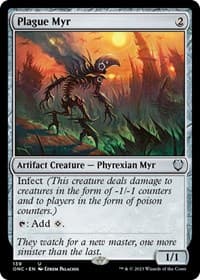 Plague Myr from Commander: Phyrexia: All Will Be One