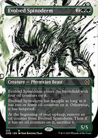 Evolved Spinoderm (Showcase) from Phyrexia: All Will Be One